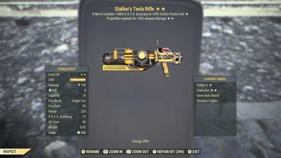 Stalkers Explosive Tesla Rifle