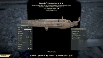 Berserkers Explosive 25 Harpoon Gun