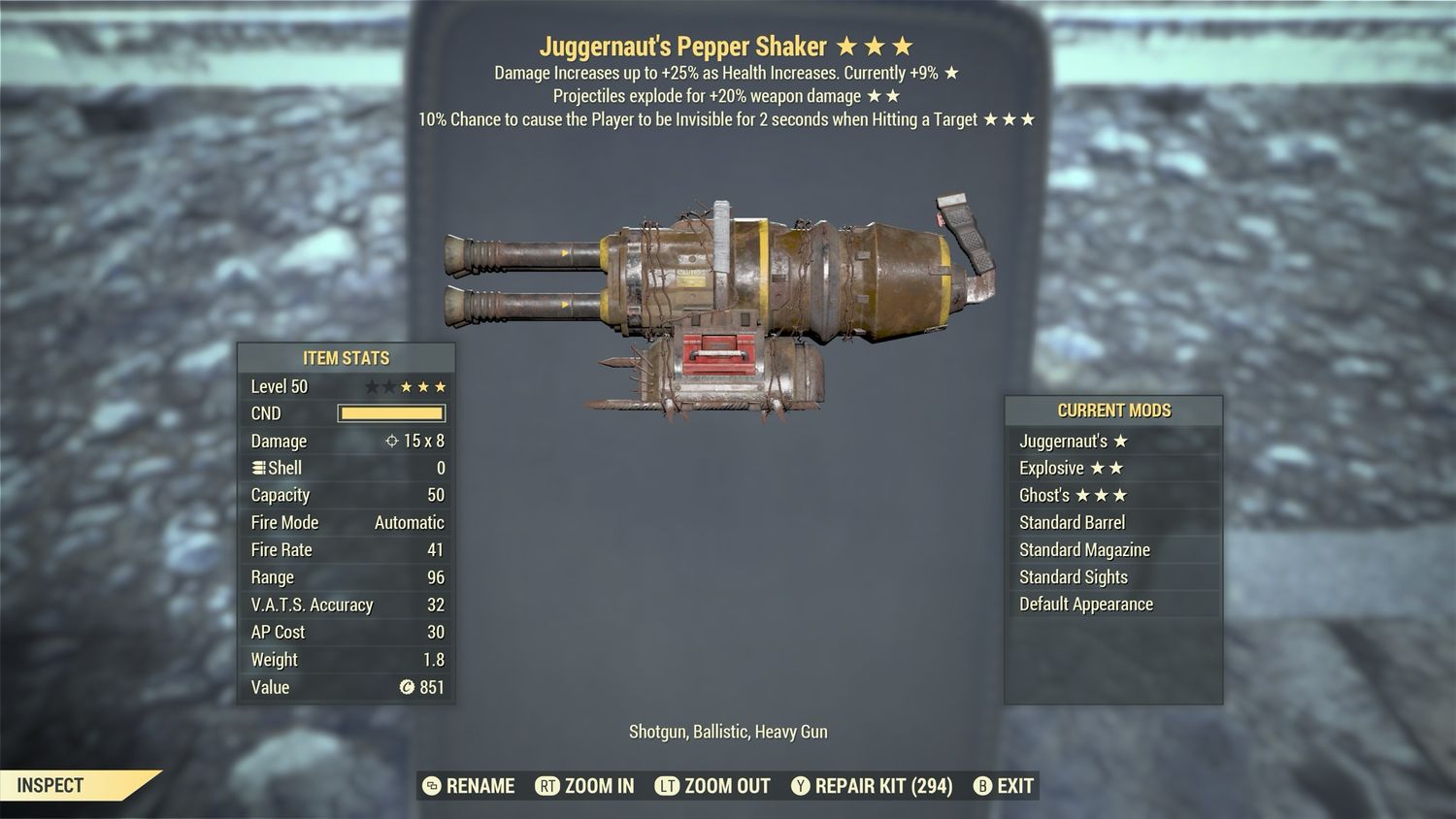 Juggernaut Explosive Stealth Pepper Shaker