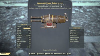 Juggernaut Explosive Stealth Pepper Shaker