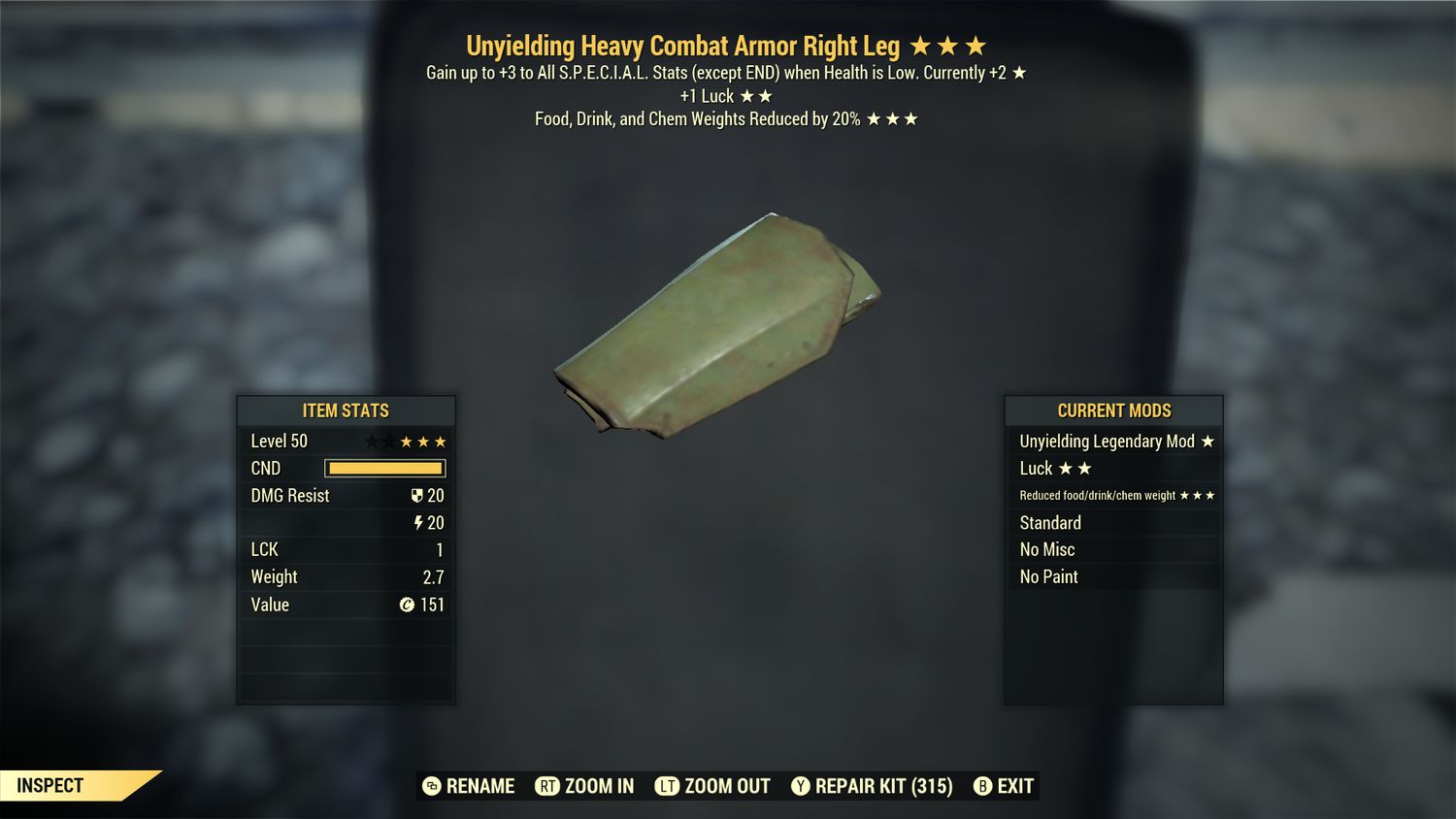 Unyielding L FDC Combat RL