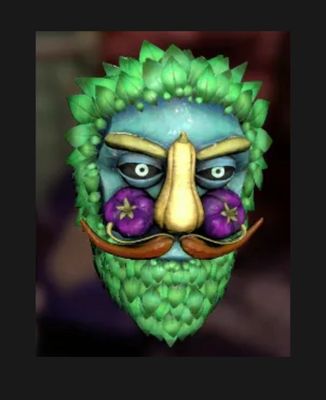 Glowing Veggie Man Mask