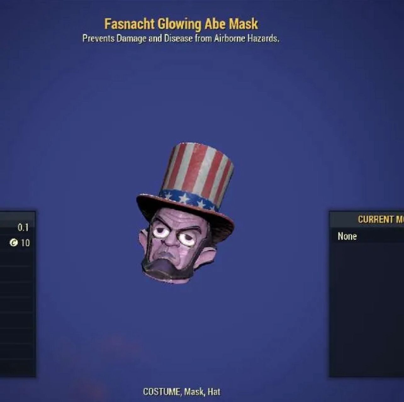 Glowing Abe Mask