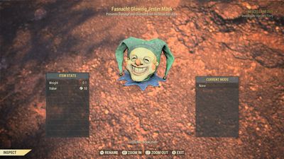 Fasnacht Glowing Jester Mask