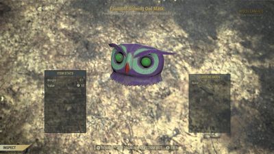 Fasnacht Glowing Owl Mask