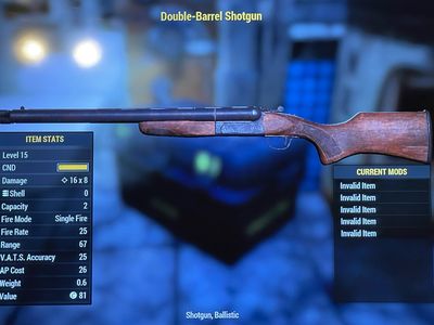 Nuclear Winter Double Barrel Shotgun (Unperked)