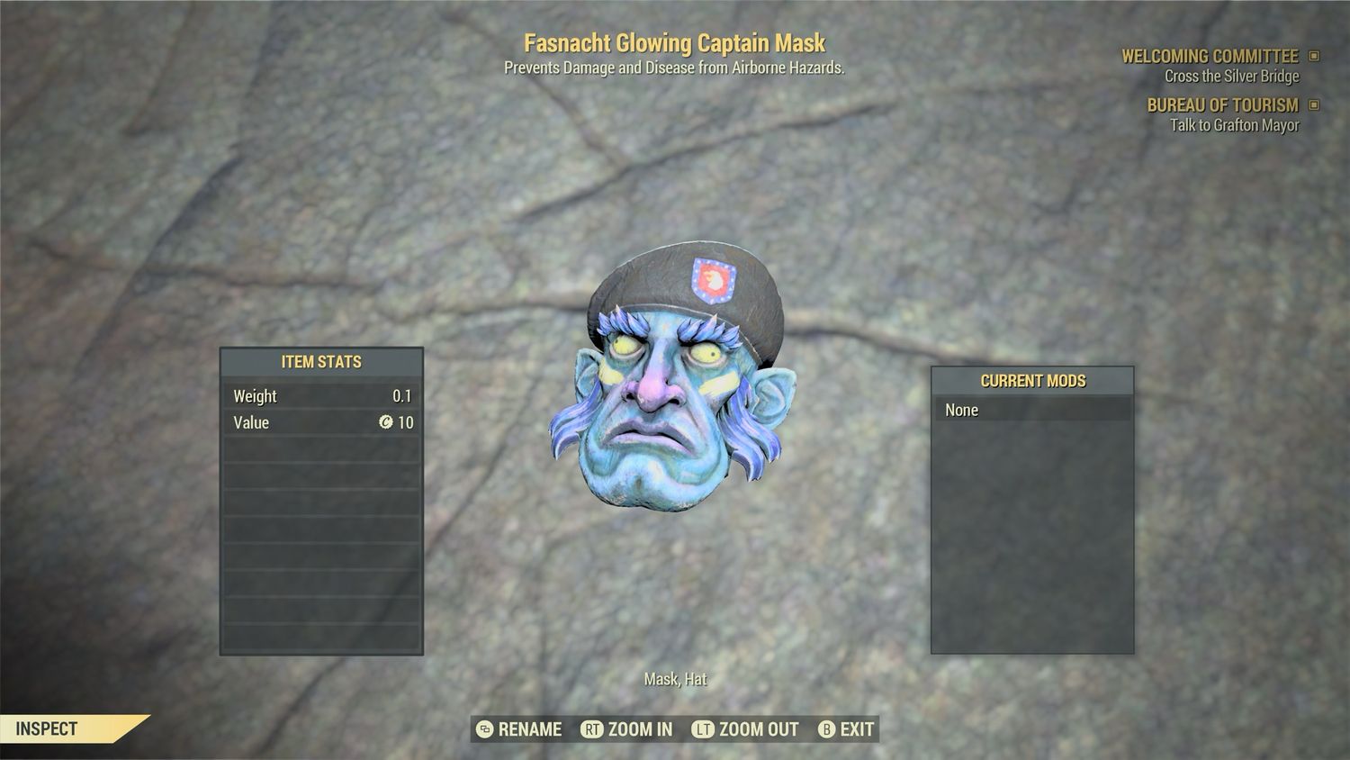 Fasnacht Glowing Captain Mask