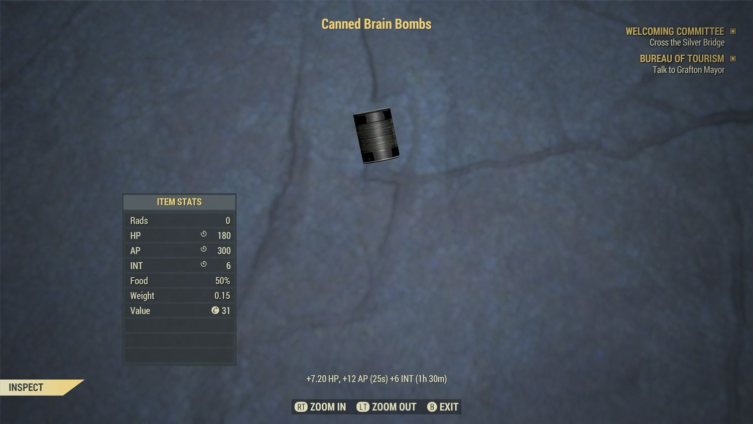 Canned Brain Bombs x20 (xp Buff)