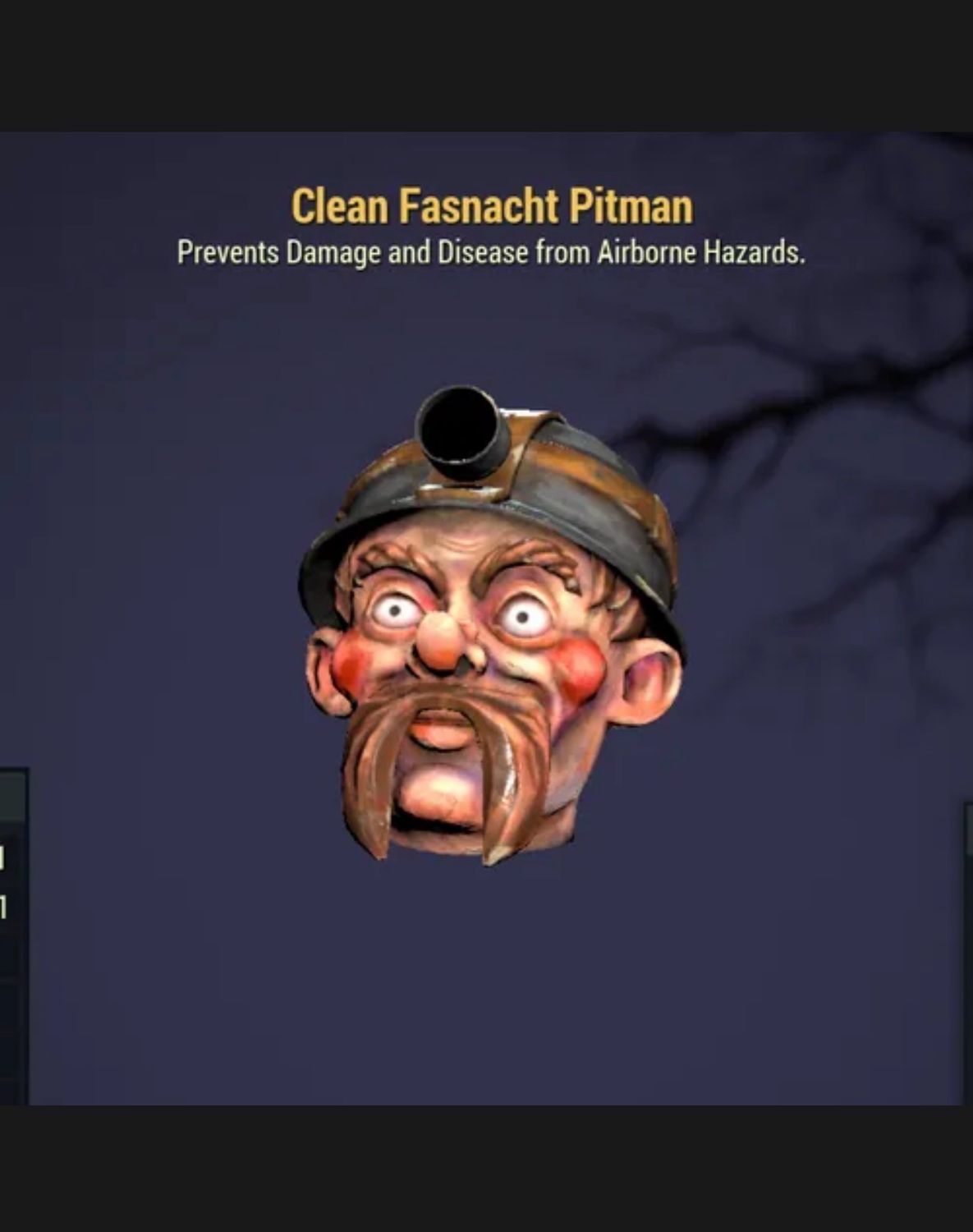Fasnacht Clean Pitman Mask