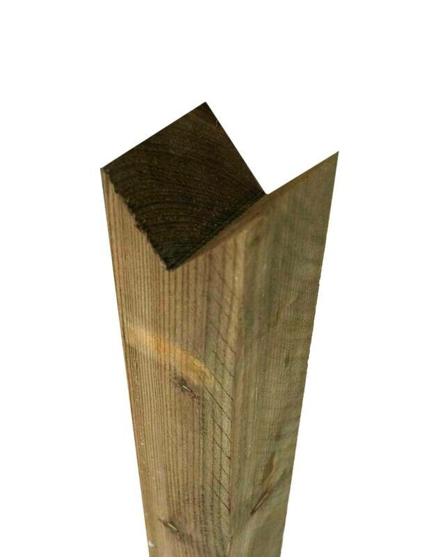 Bird Mouth Posts 1200x100x100 for knee rail