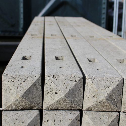 Concrete Morticed Posts