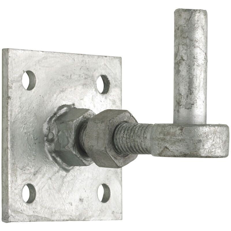 Adjustable Hook on 4" x 4" Plates