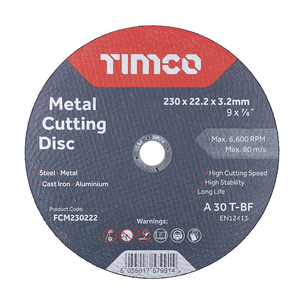 Bonded Abrasive Disc 230 x 22.2 x 3.2