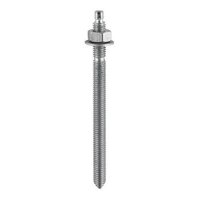 Chemical Anchor Threaded Studs, Nuts & Washers - Hot Dipped Galvanised
M8 x 110 Chemical Anchor Threaded Studs, Nuts & Washers - Hot Dipped Galvanised
M8 x 110