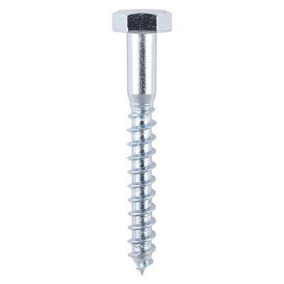 Coach Screws - Hex - Zinc Coach Screws - Hex - Zinc