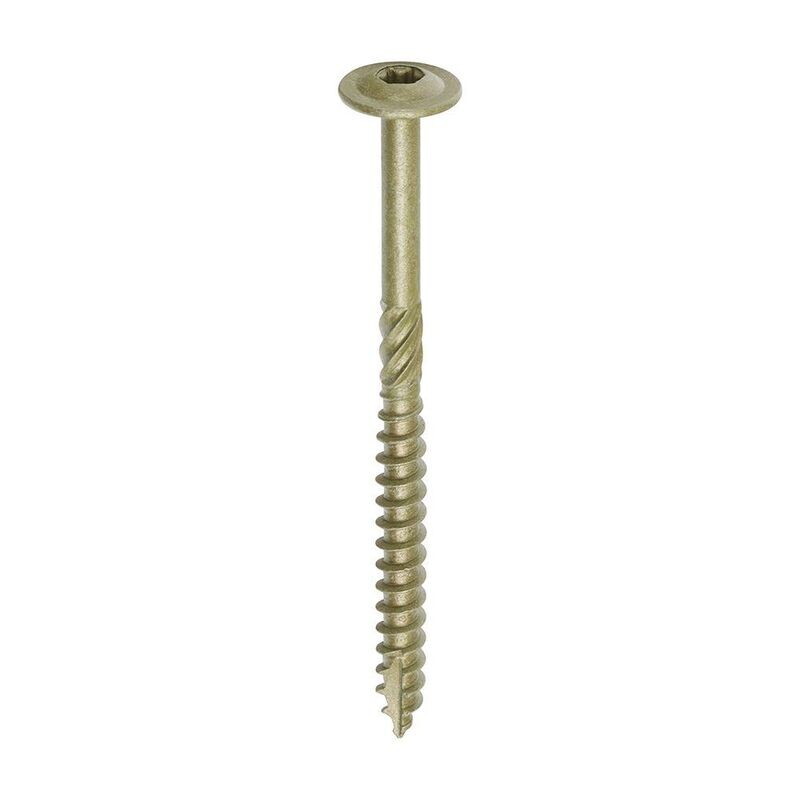 Timber Frame Construction & Landscaping Screws - Wafer - Exterior - Green Organic