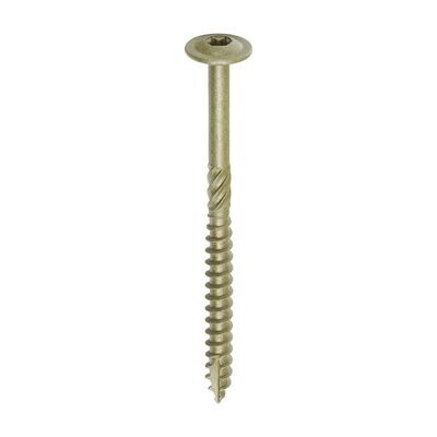 Timber Frame Construction & Landscaping Screws - Wafer - Exterior - Green Organic
