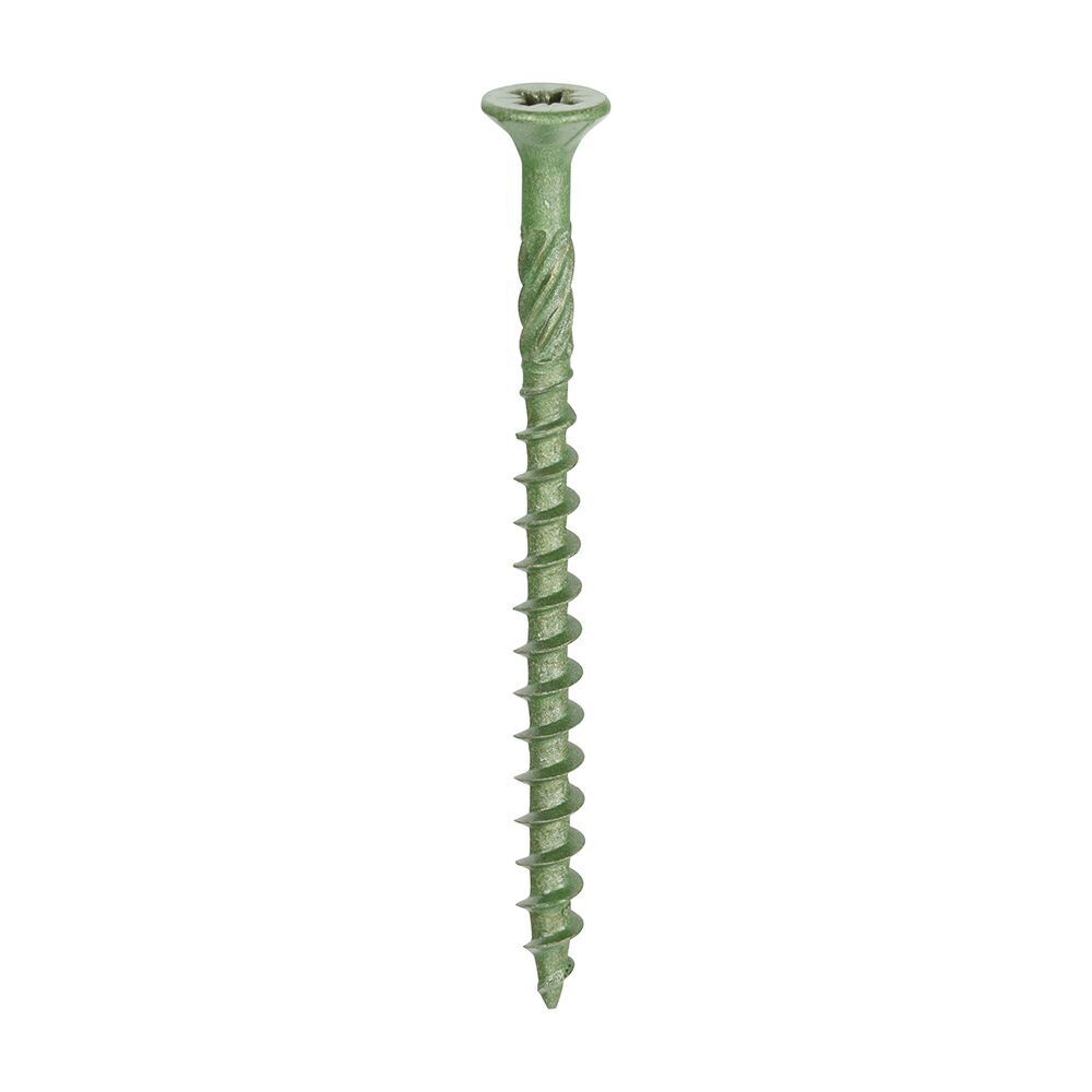 Decking Screws - PZ - Double Countersunk - Exterior - Green 4.5 x 60