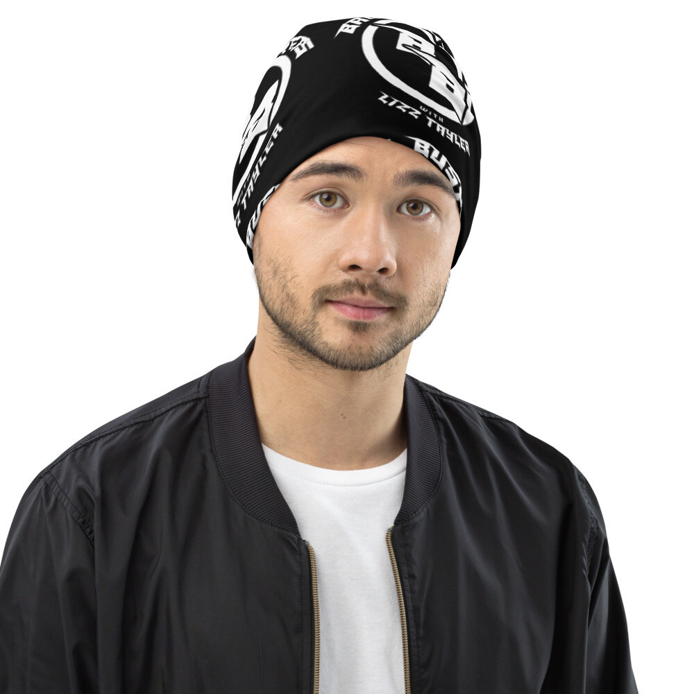 BB Logo All-Over Print Beanie