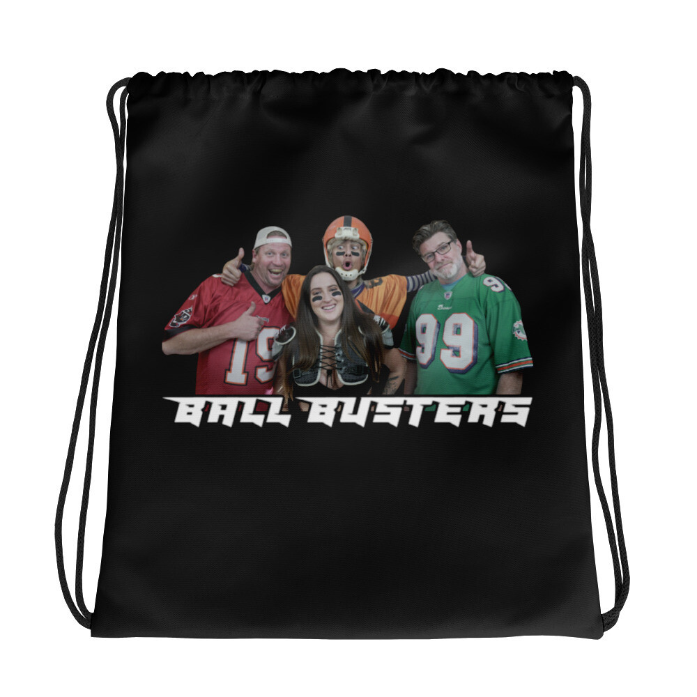 BB Cast Photo Drawstring bag