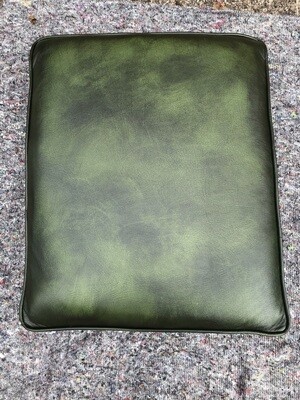 NEW Handmade Green Leather Chesterfield Replacement seat cushion
