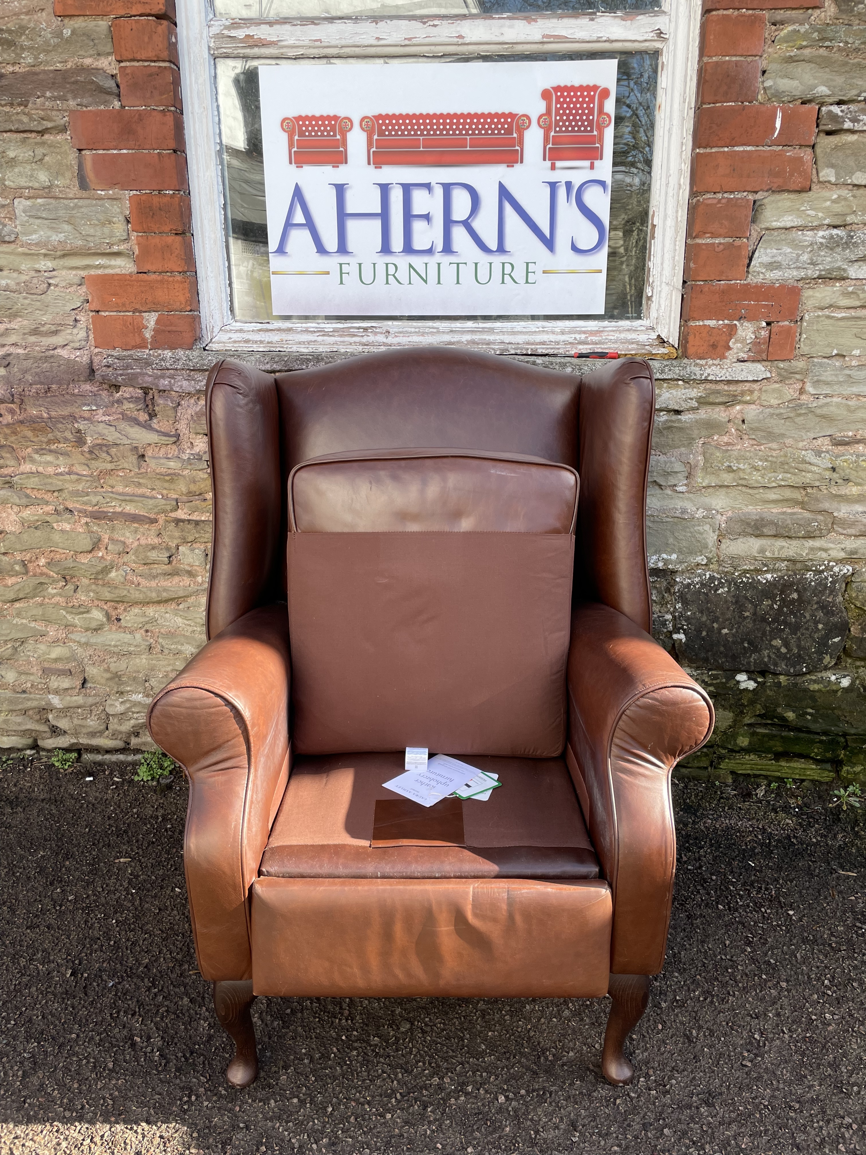 Laura ashley denbigh online leather chair