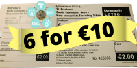Lisdoonvarna/Doolin Community lotto - 6 tickets for €10. Lisdoonvarna/Doolin Community lotto - 6 tickets for €10.