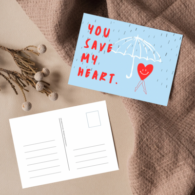 Postkarte „HEART.“