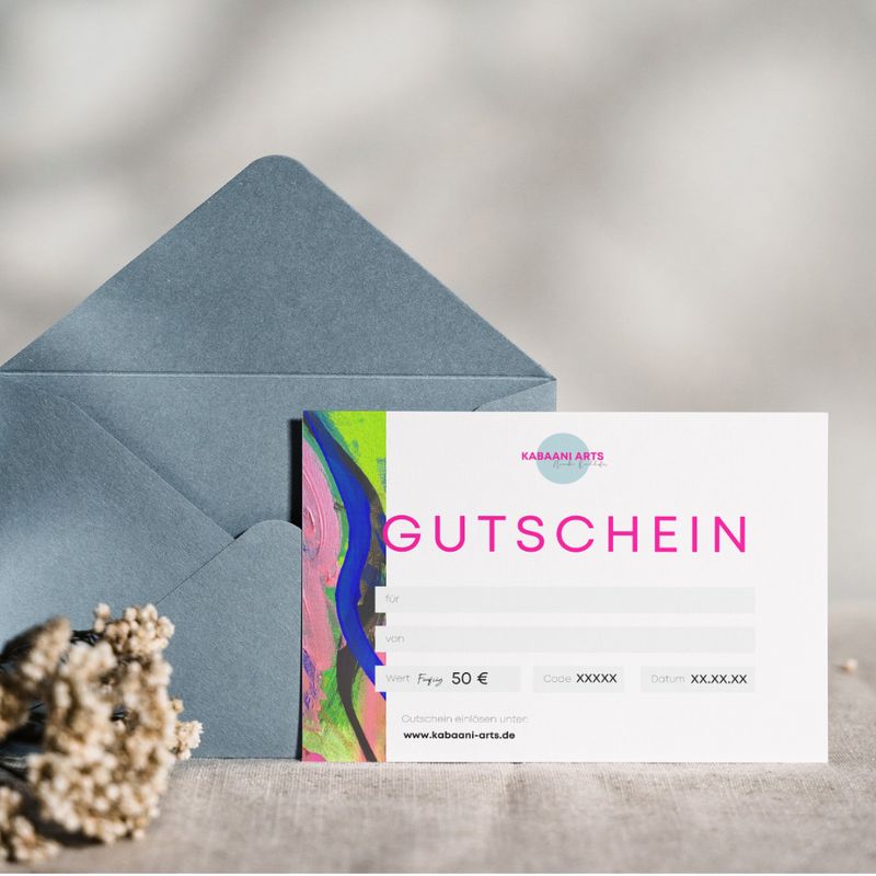Geschenkgutschein Wert 50 € Geschenkgutschein Wert 50 €