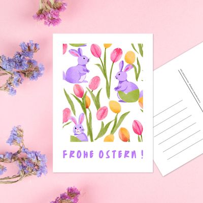 Postkarte „FROHE OSTERN“ Postkarte „FROHE OSTERN“