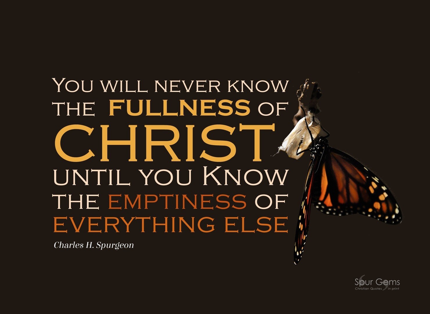 *Fullness of Christ - C H Spurgeon