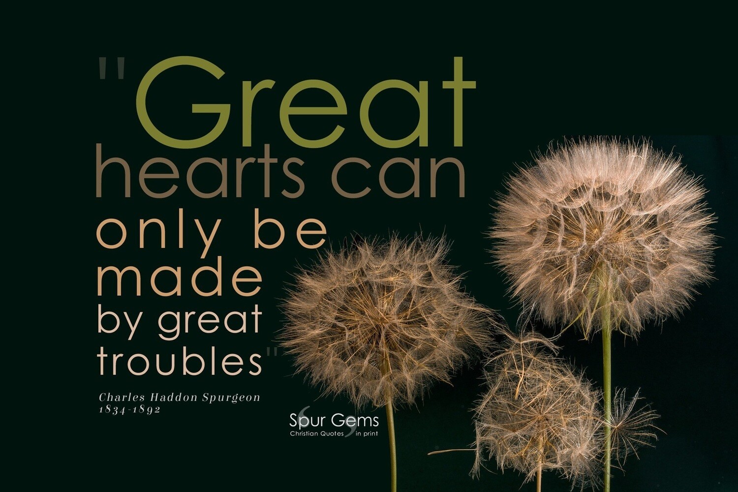 Great Hearts - C H Spurgeon