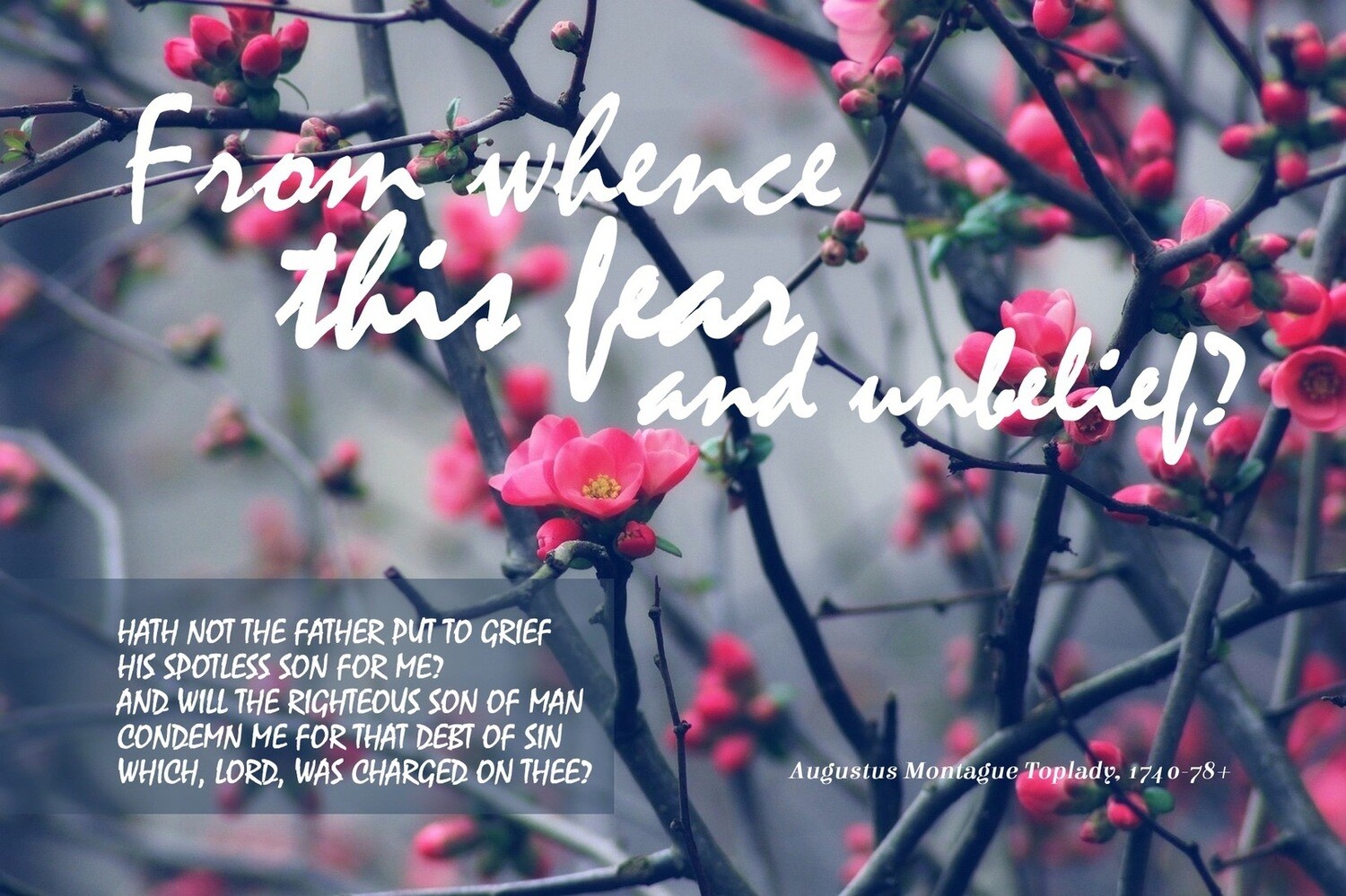 *From whence this Fear vs 1