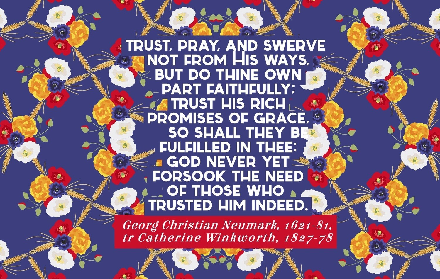 Leave God to order all thy ways vs 3b (full)