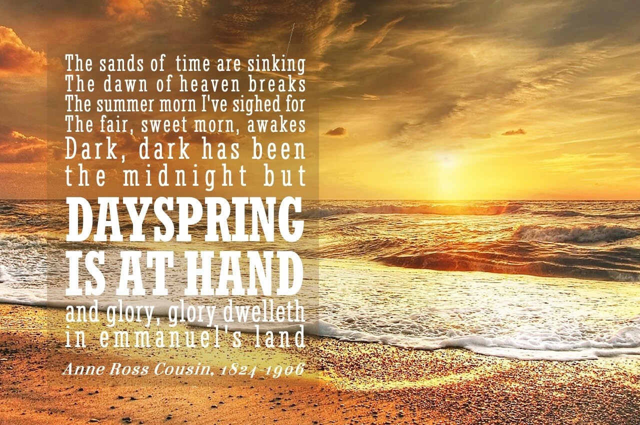 The sands of time are sinking vs 1