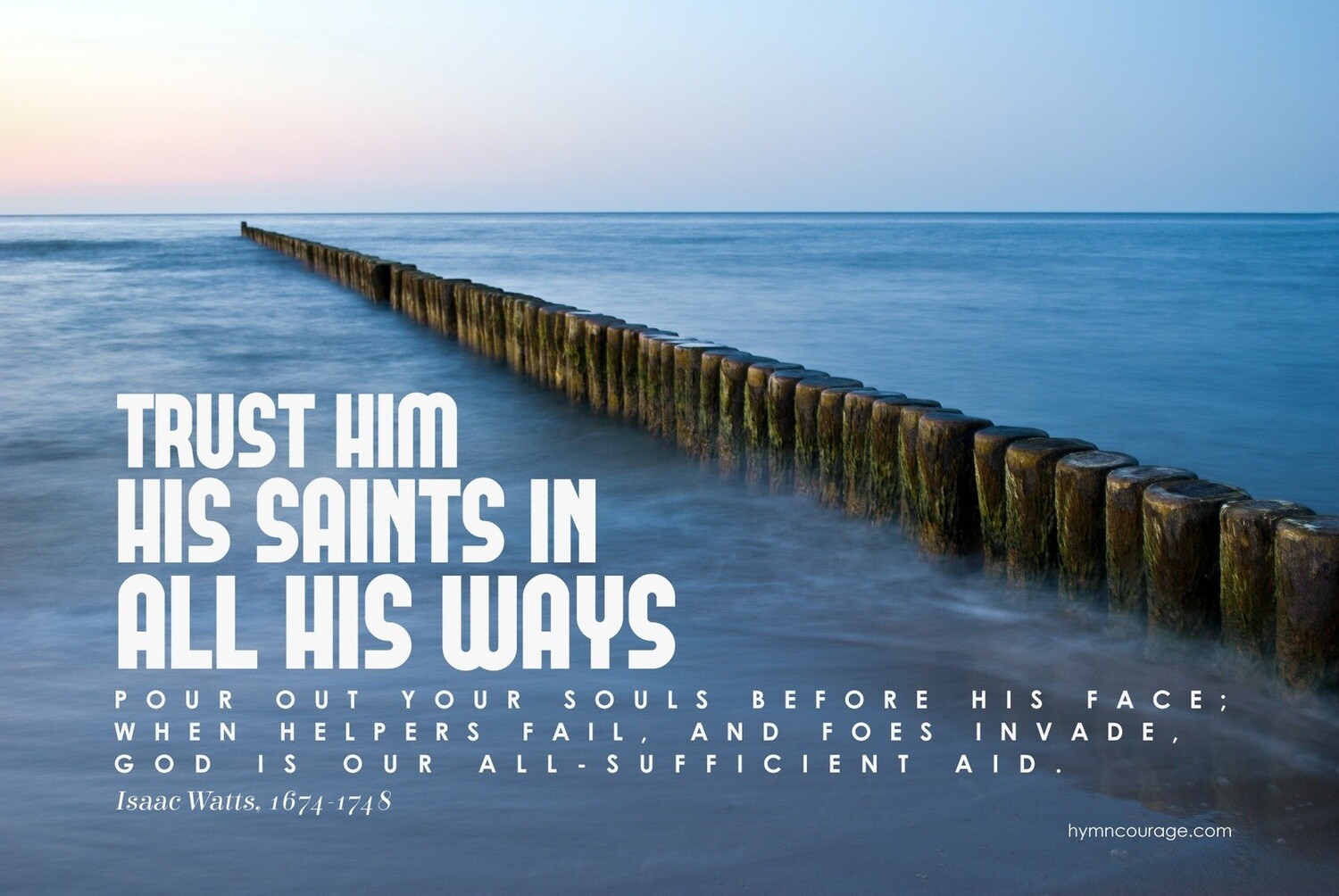 *My spirit looks to God alone vs 2