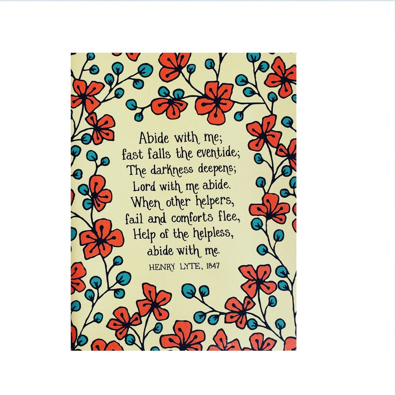 Abide With Me Greeting Card