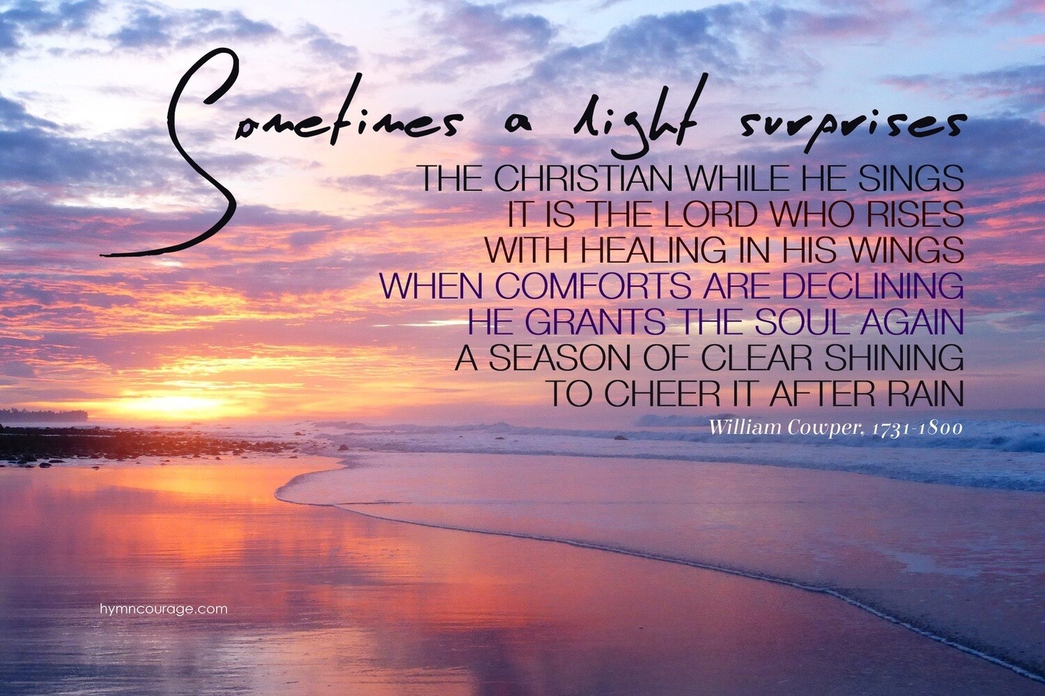 *Sometimes a Light Surprises vs 1