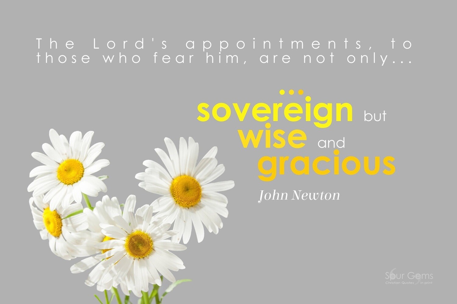 *Sovereign Wise Gracious - John Newton
