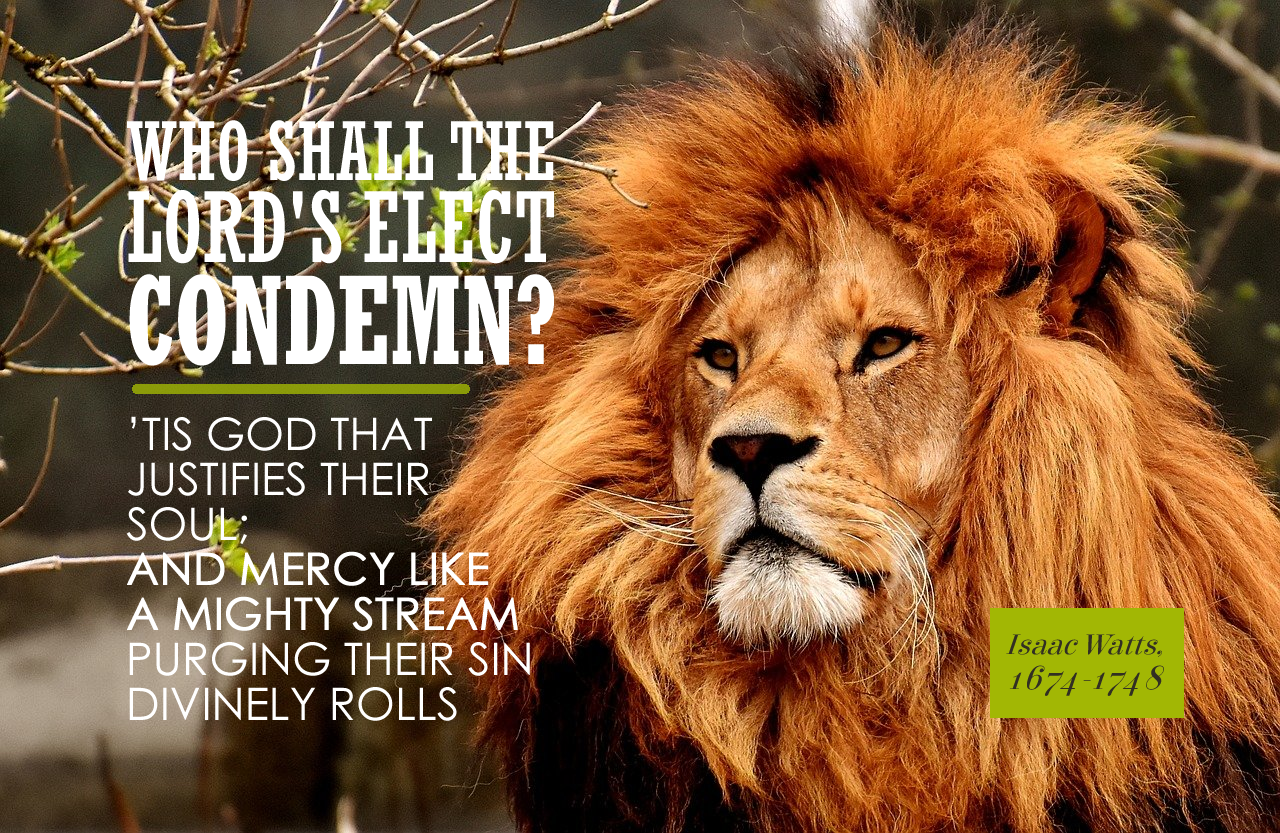 *Who shall the Lord’s elect condemn? vs 1