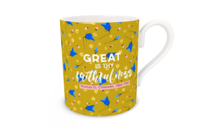 Great is Thy Faithfulness Bone China Mug