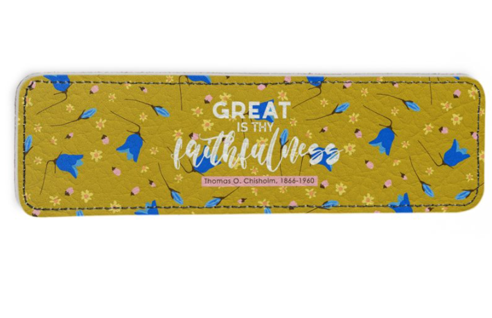 Great is Thy Faithfulness Gift boxed Leather Bookmark