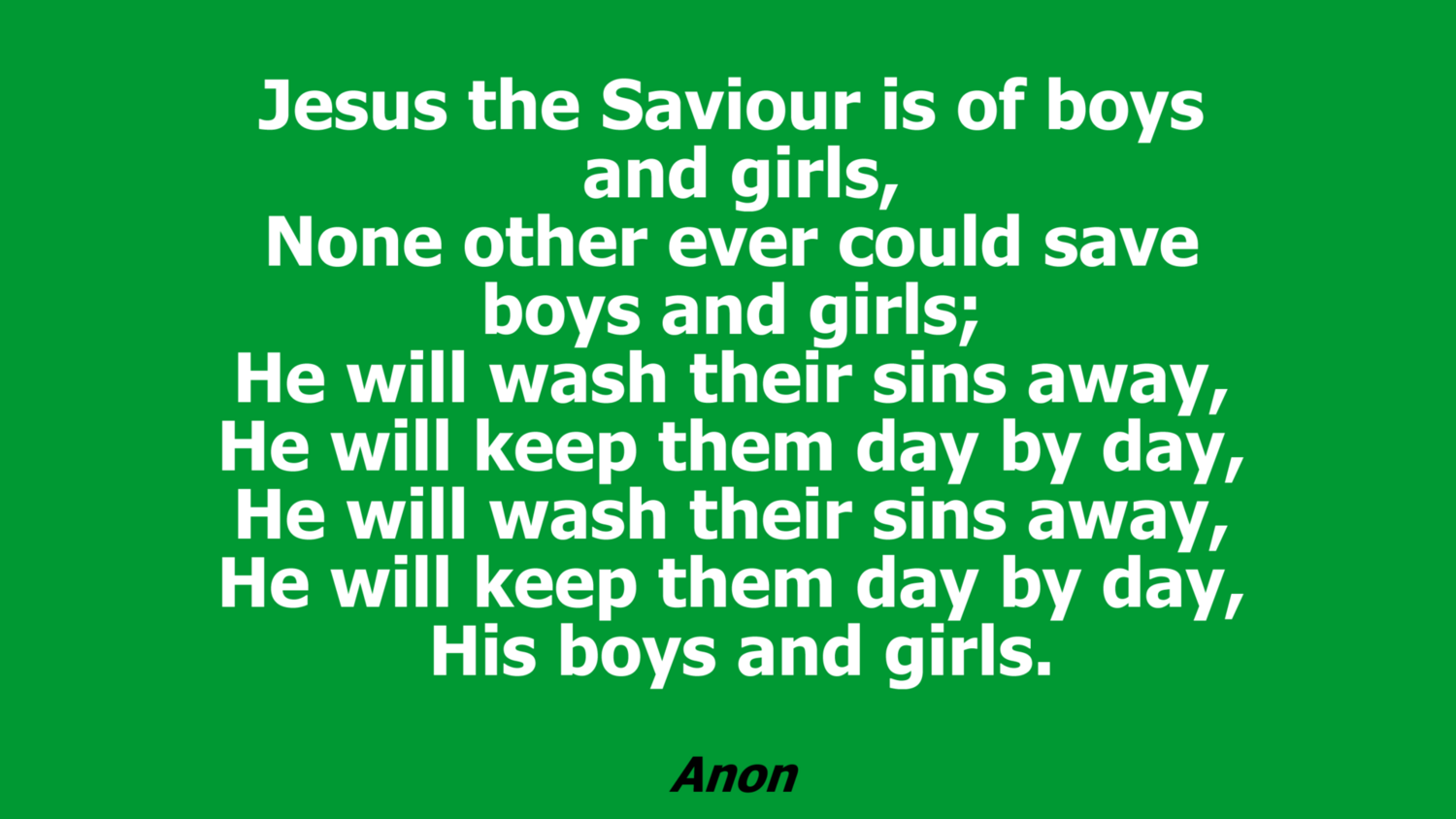 Jesus the Saviour is card