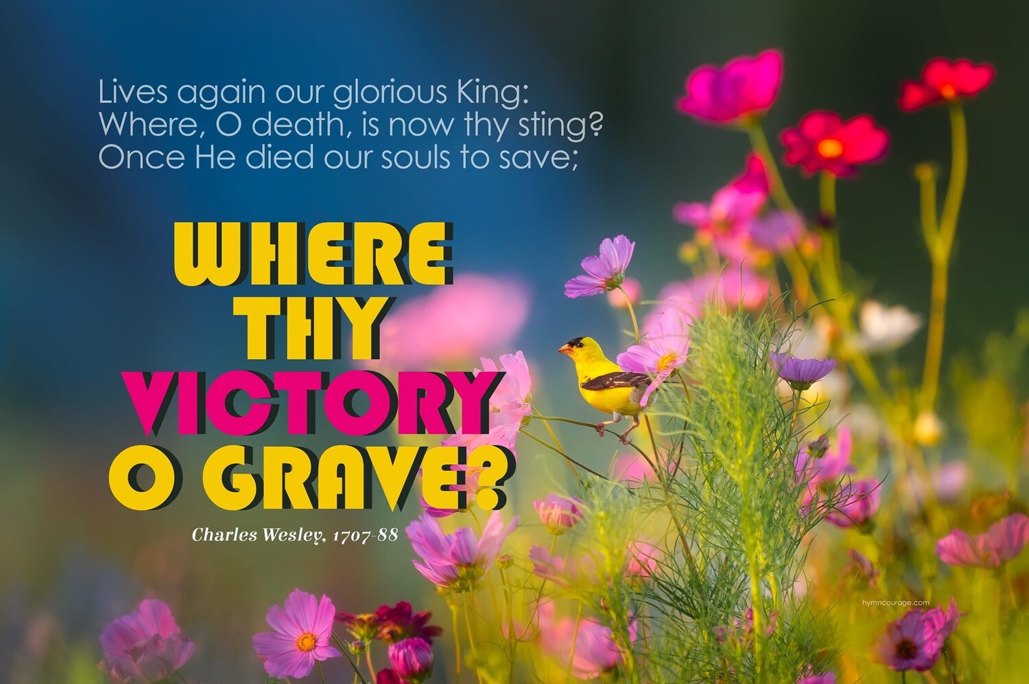 *Christ the Lord is risen today vs 4b