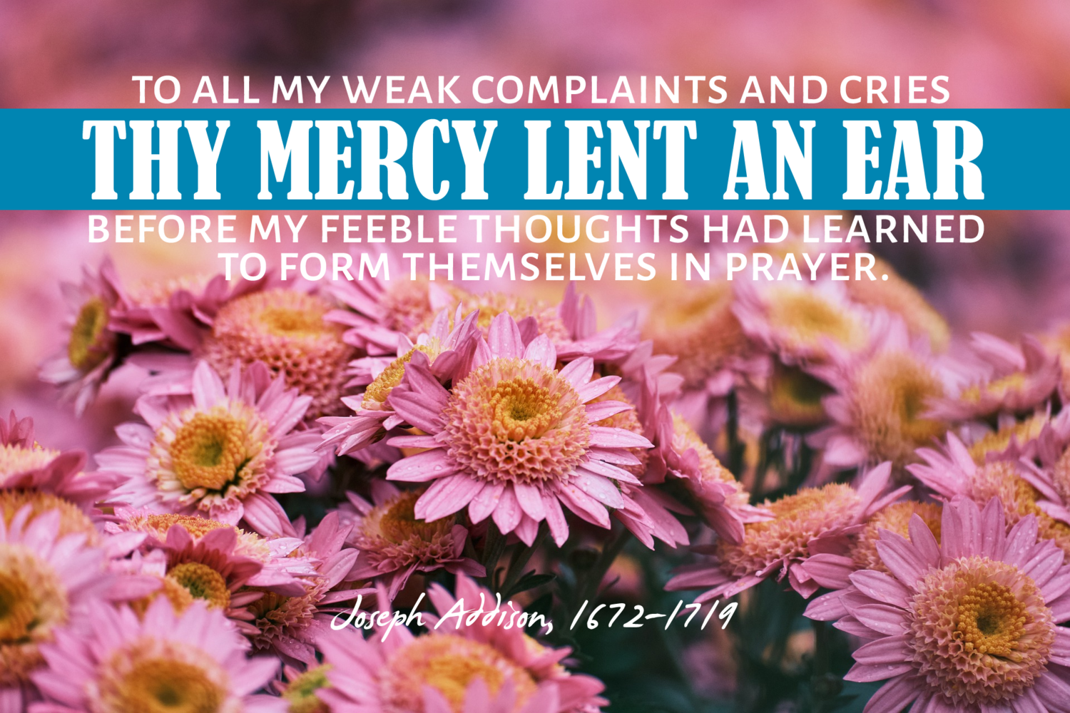 When all Thy mercies vs 3
