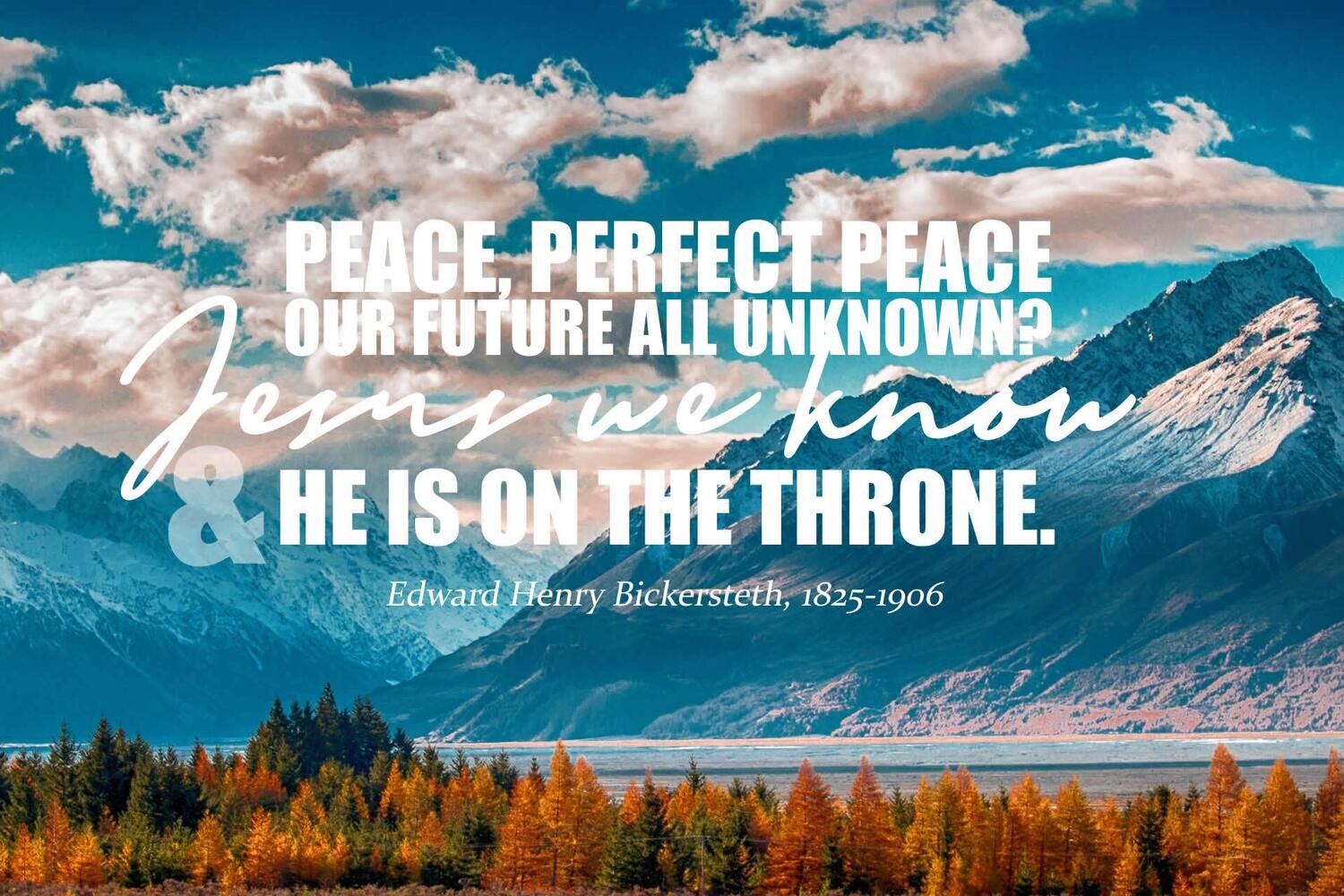 Peace, perfect peace vs 4