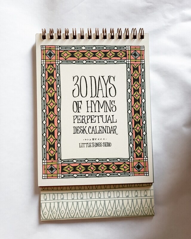 30 Days of Hymns Perpetual Calendar