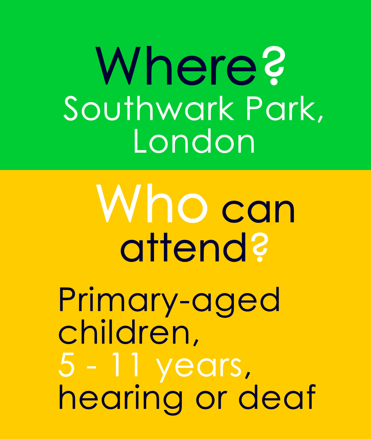 Where? Who