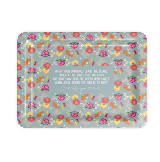 What Food Luxurious Serving Tray (27x20cm)