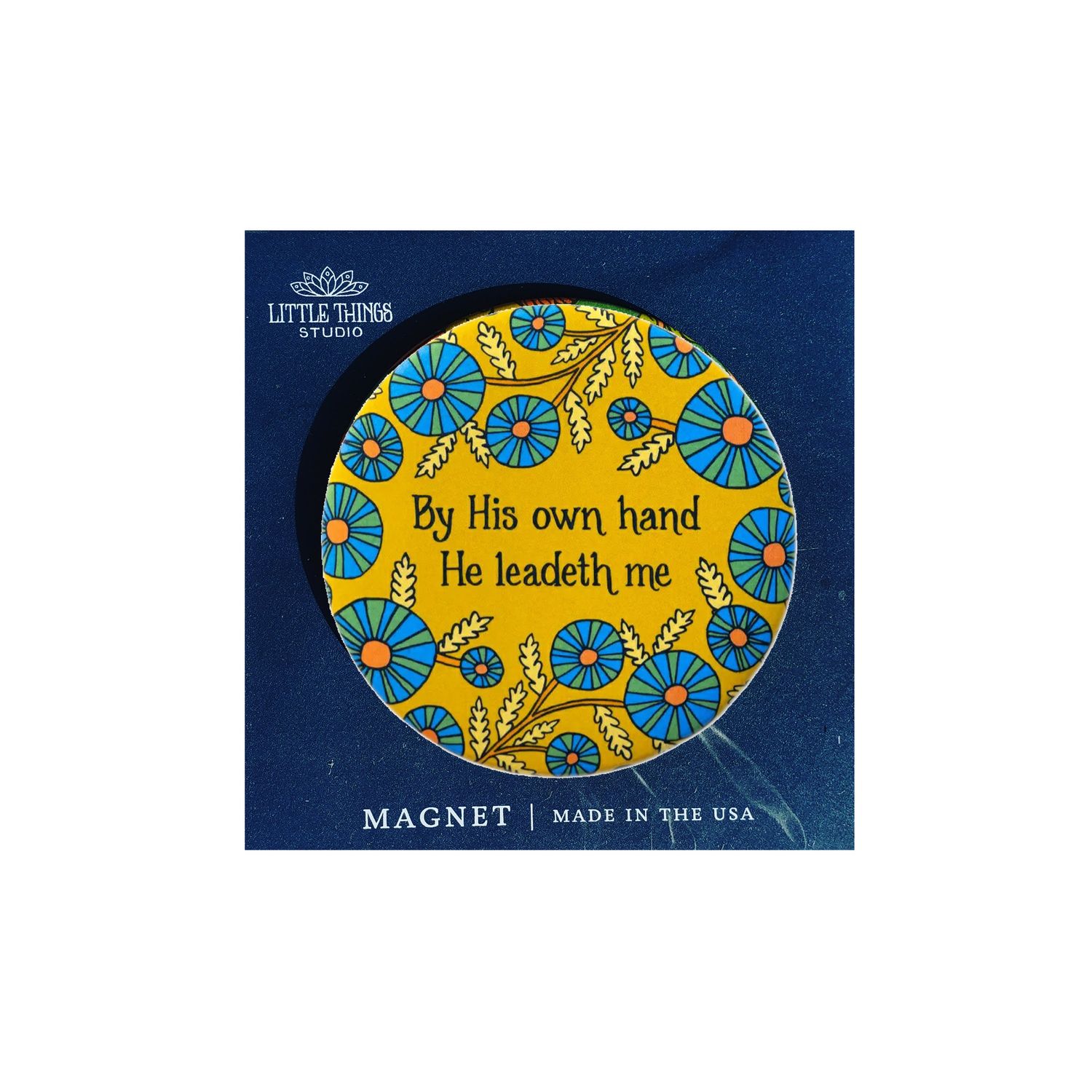 By His own hand Hymn Magnet